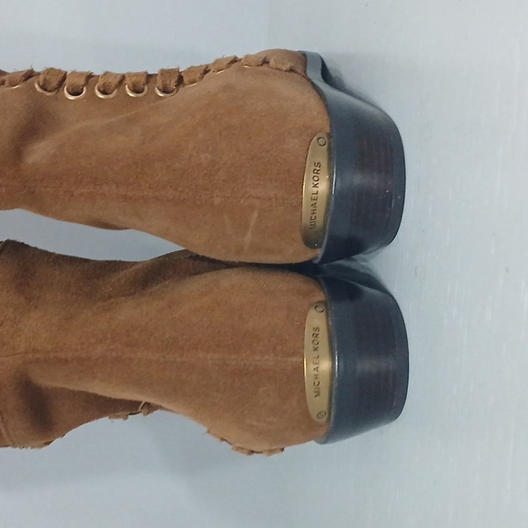 Michael Kors Brown Suede Over-the-Knee Boots, Gentle Used Excellent Conditions - Picture 3 of 6